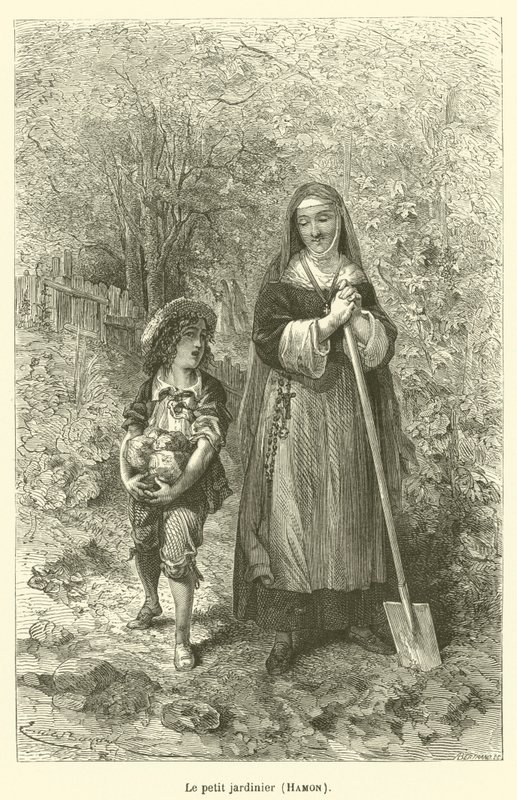De kleine tuinman, Hamon door after Emile Antoine Bayard