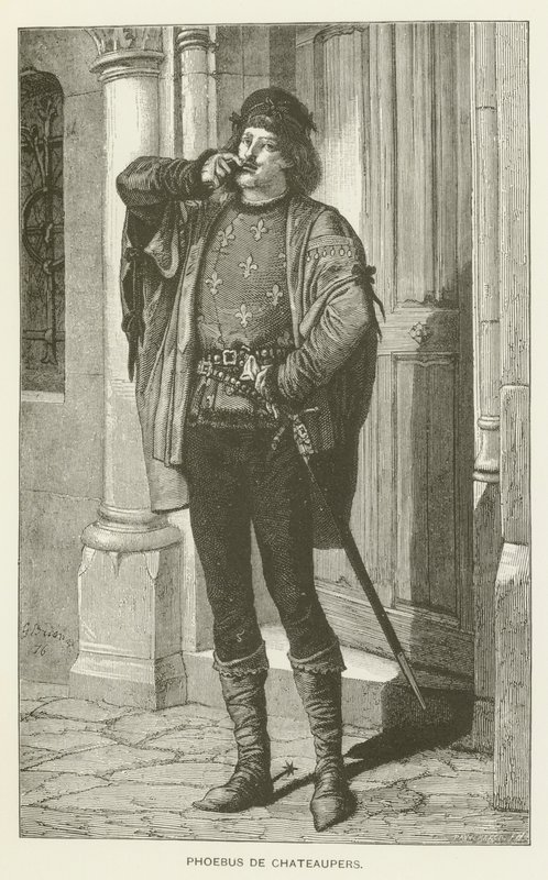 Phoebus de Chateaupers door after Gustave Brion