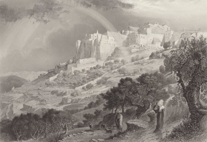 Efrata, Bethlehem Juda door after Harry Fenn