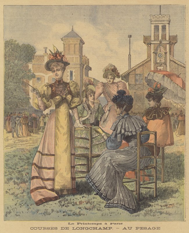 Lente in Parijs door after Henri Meyer