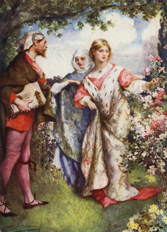 Emma en Eginhard door after John Henry Frederick Bacon