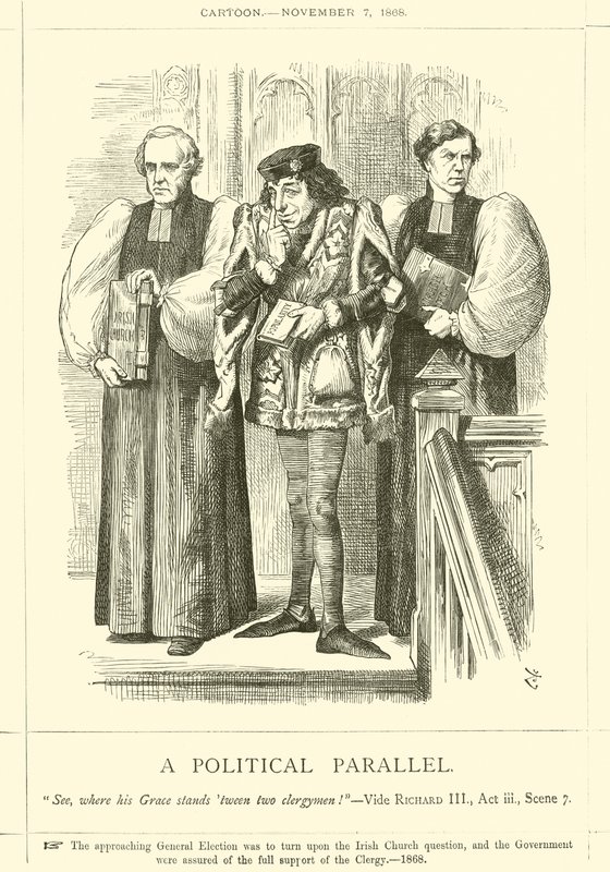 Een Politieke Parallel door after John Tenniel