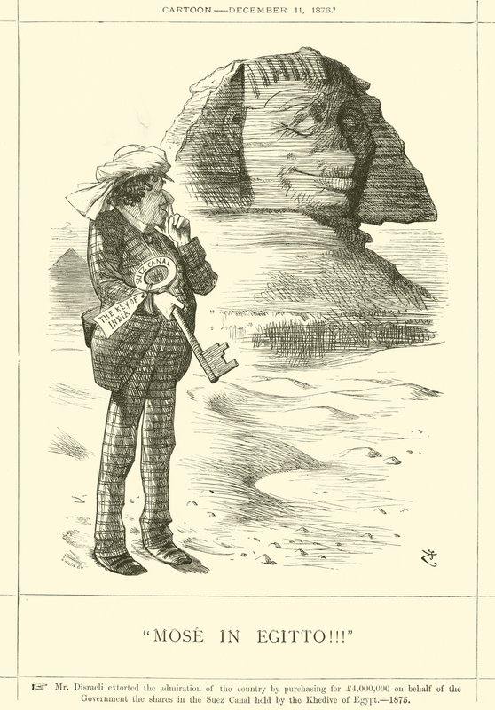 Mozes in Egypte!!! door after John Tenniel