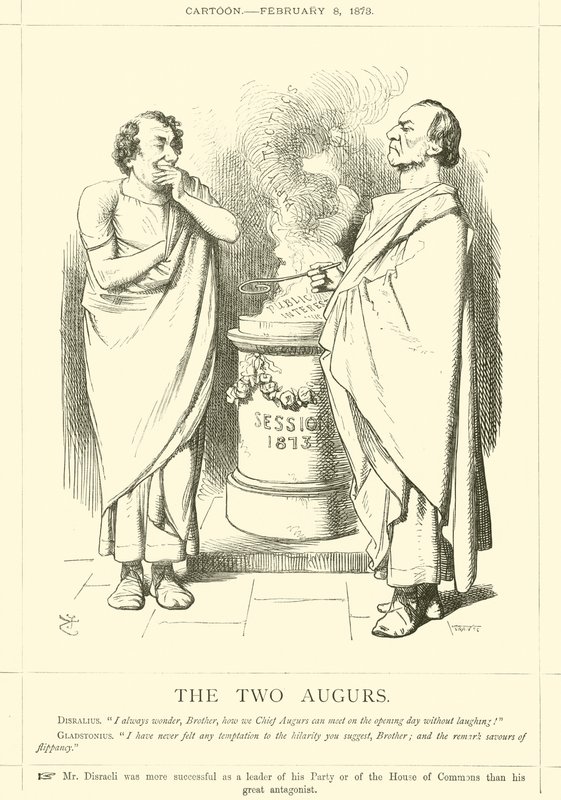 De Twee Auguren door after John Tenniel