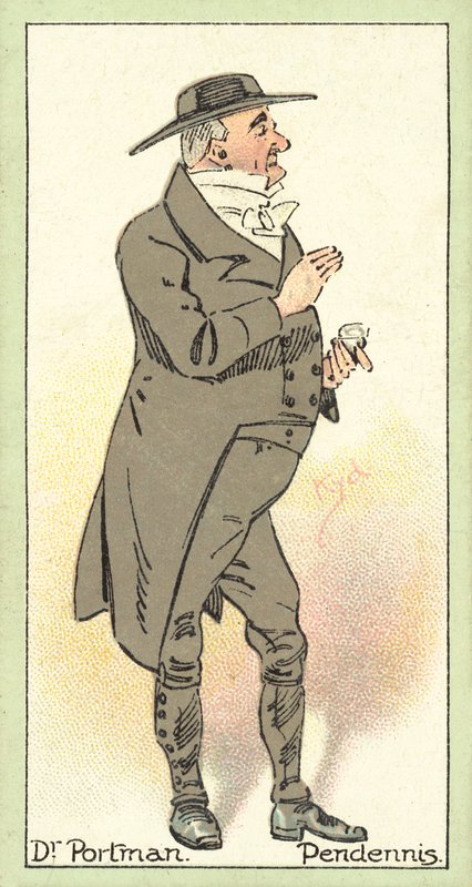 Dr Portman, Pendennis (chromolitho) door after Joseph Clayton Clarke