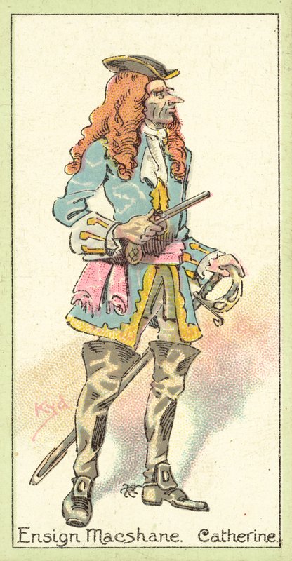 Vaandrig Macshane, Catherine (chromolitho) door after Joseph Clayton Clarke