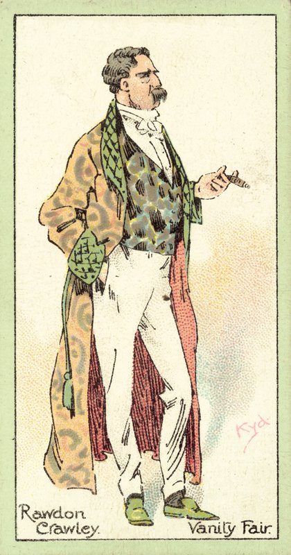 Rawdon Crawley, Vanity Fair (chromolitho) door after Joseph Clayton Clarke