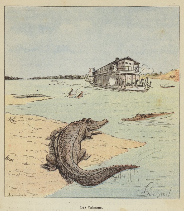 De Kaaimannen door after Louis Charles Bombled