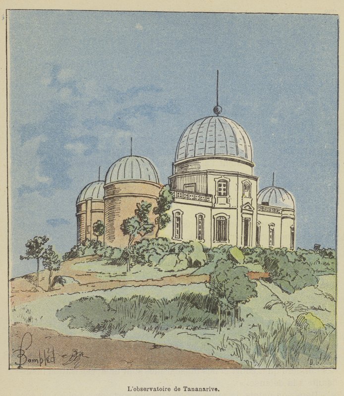 Het observatorium van Tananarive door after Louis Charles Bombled