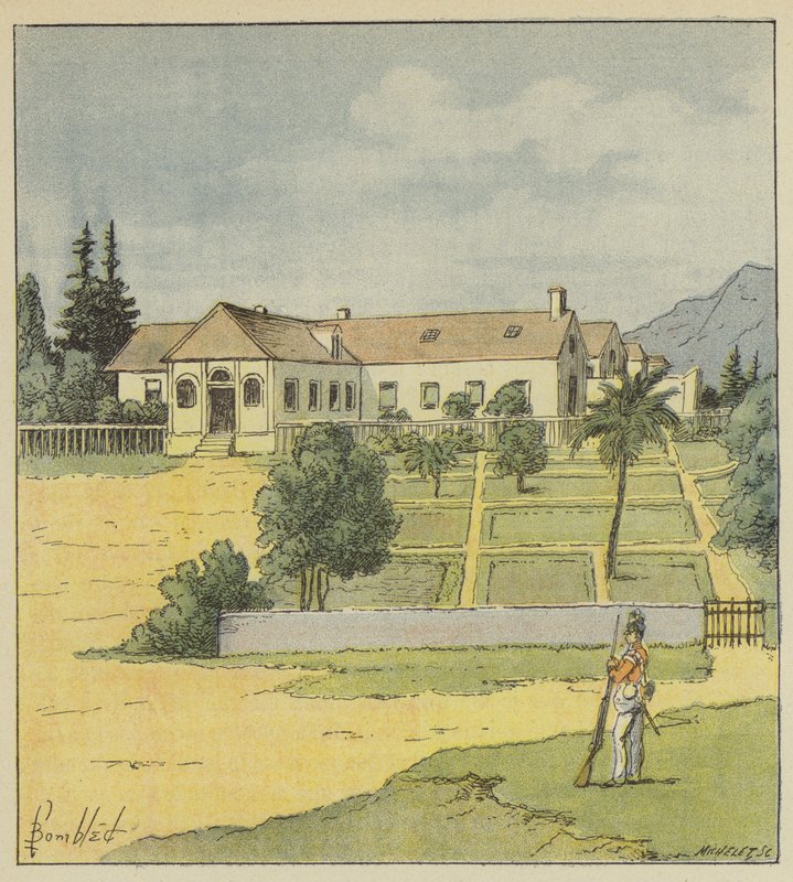 Longwood door after Louis Charles Bombled