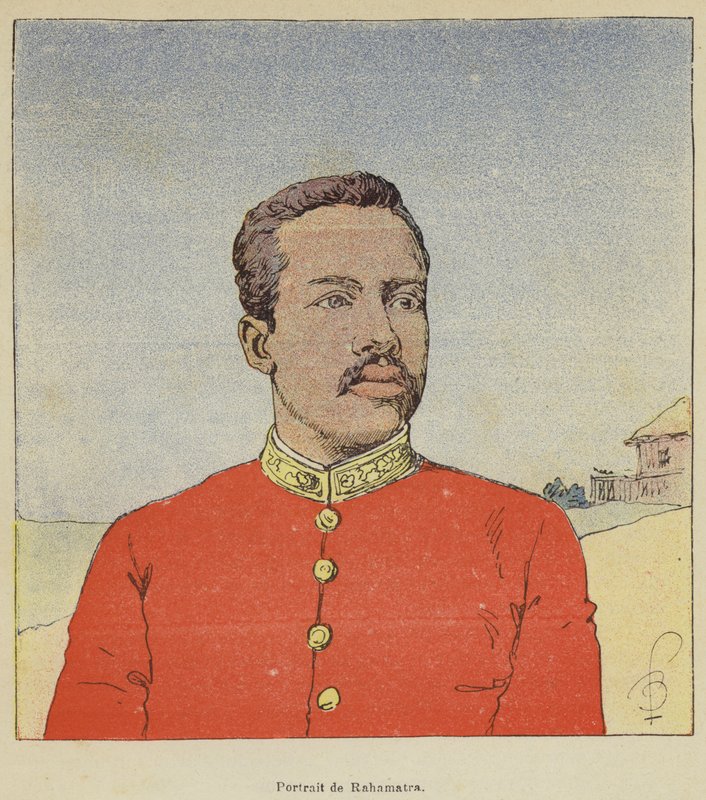 Portret van Rahamatra door after Louis Charles Bombled
