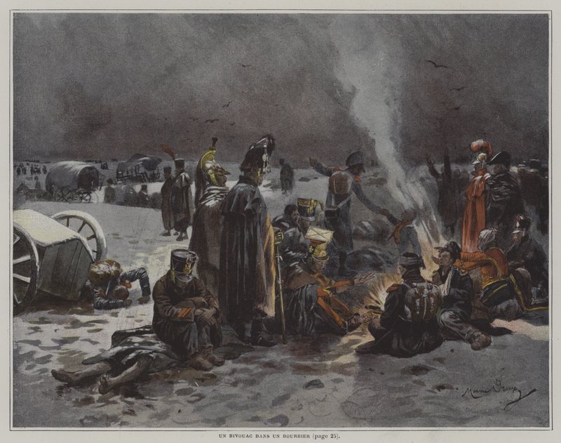 Een Bivak in een Moeras door after Maurice Henri Orange