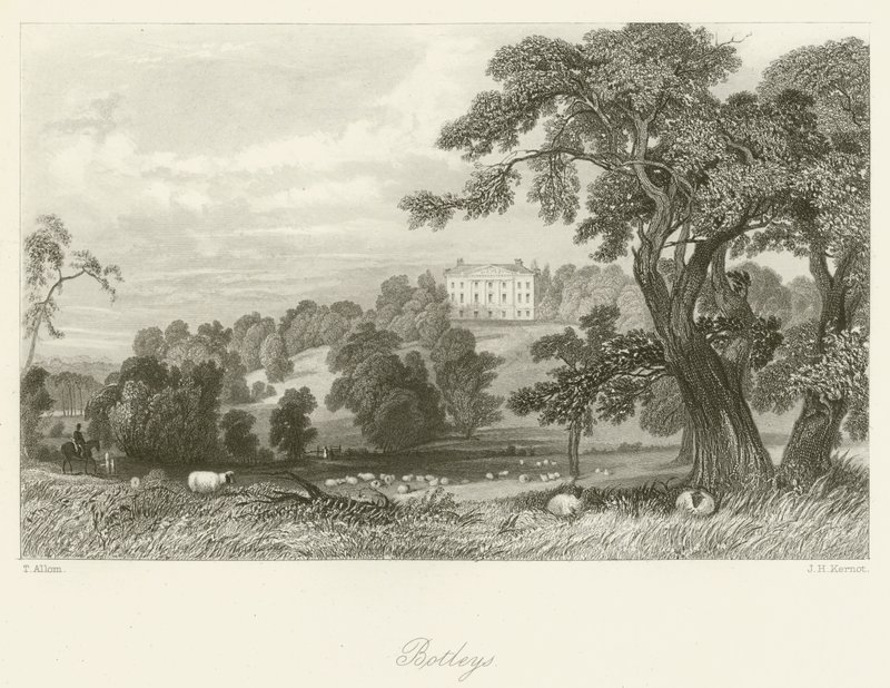 Botleys door after Thomas Allom