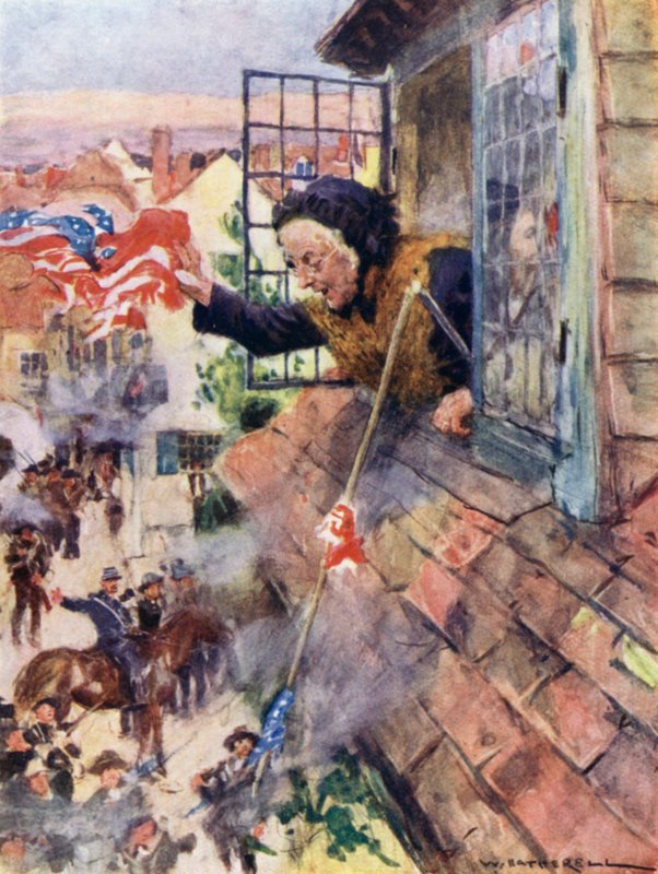 Barbara Frietchie door after William Hatherell