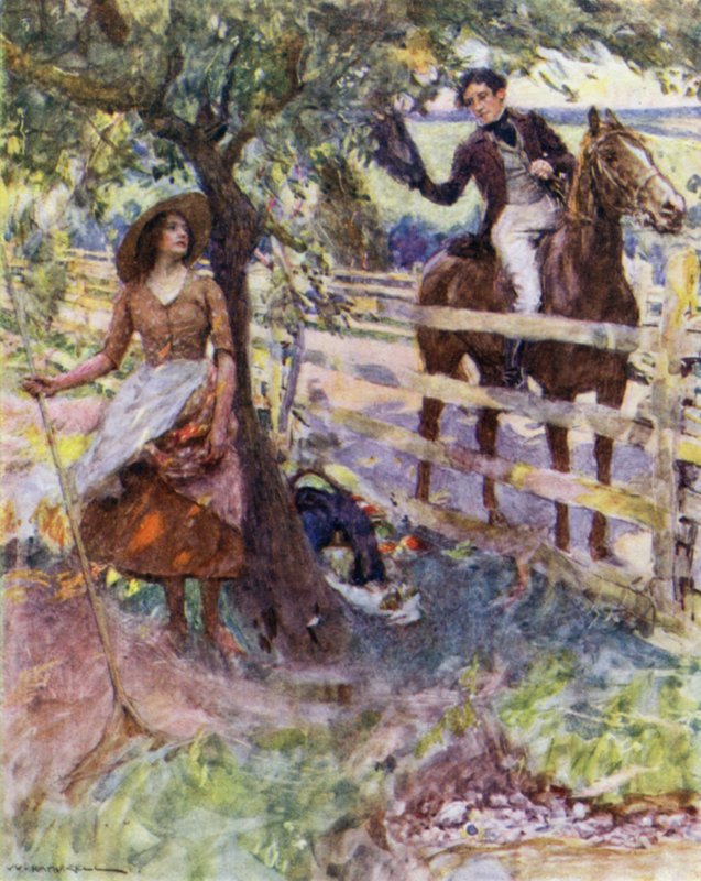 Maud Miller door after William Hatherell